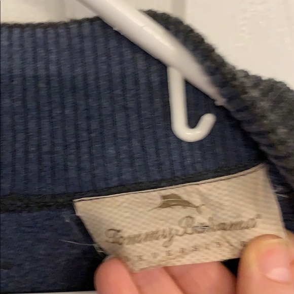 Tommy Bahama reversible zip up sweater - Picture 4 of 8